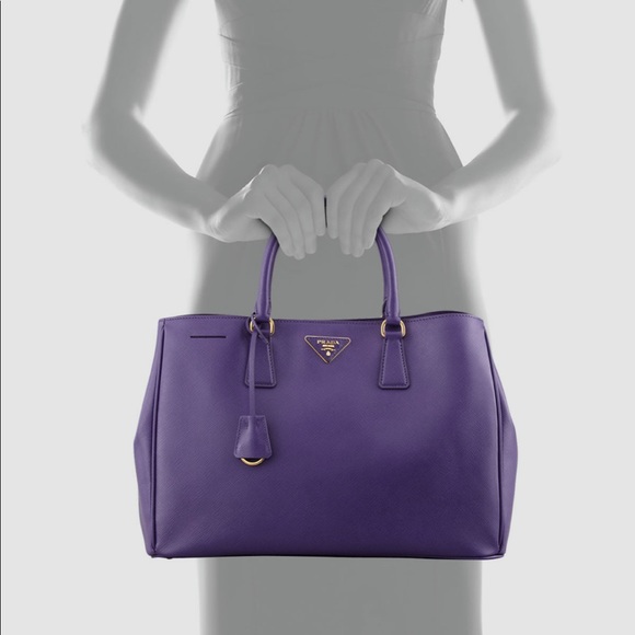 purple prada bag